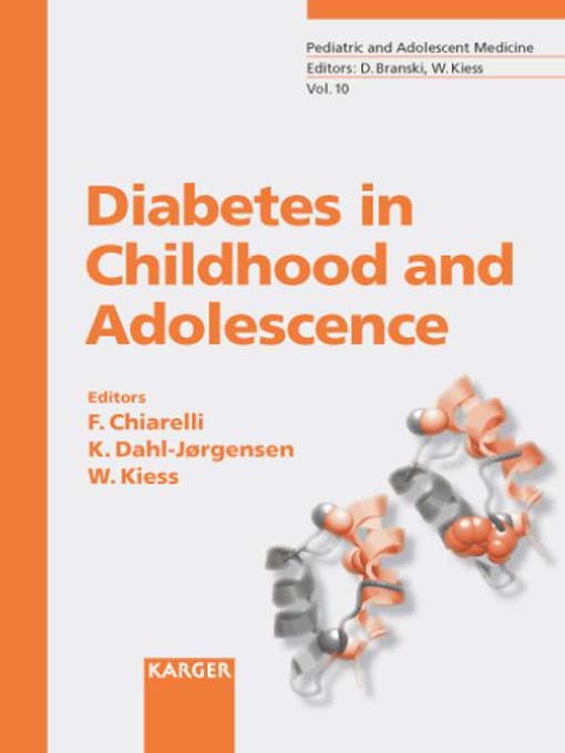 Title details for Diabetes in Childhood and Adolescence by Francesco Chiarelli - Available